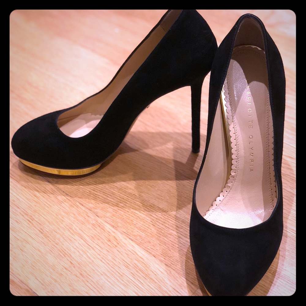 Charlotte Olympia high heels in suede